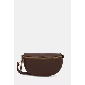 Answear Lab borseta de piele culoarea maro imagine