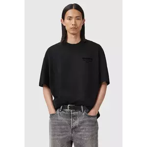 AllSaints tricou din bumbac XANDER culoarea verde, cu imprimeu, M030JC imagine