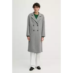 Gaudi haină cu lână culoarea gri, 521FD35010 imagine