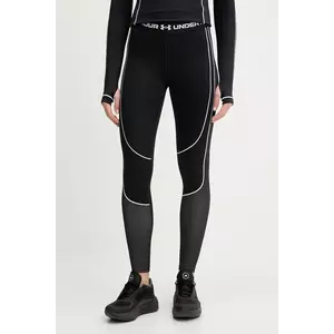 Under Armour leggins de antrenament ColdGear culoarea negru, cu imprimeu, 6003997 imagine