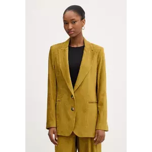 Haveone sacou culoarea verde, un singur rând de nasturi, uni, JCB-P002 imagine