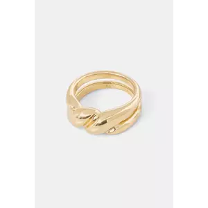 EDBLAD inel placat cu aur Twist 127941 imagine