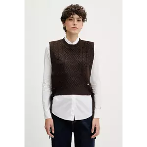 Pedro del Hierro vestă culoarea maro, light, 4962459 imagine