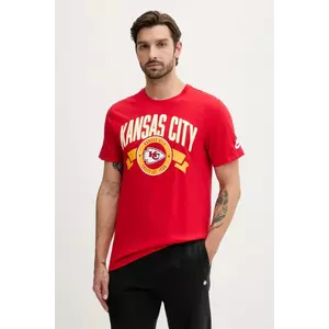 Nike tricou din bumbac Front and Back Essential culoarea roșu, cu imprimeu, N199-65N-7G-93P imagine