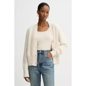Blugirl Blumarine cardigan și top culoarea bej, light, RF5235.MA39R imagine