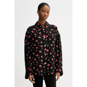 The Sleeper cămașă culoarea negru, cu guler clasic, relaxed, PSSR03F021N imagine