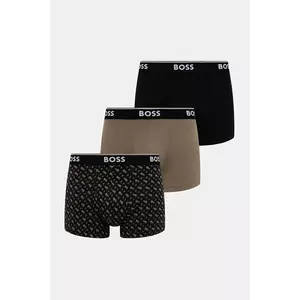 BOSS boxeri 3-pack culoarea negru, 50554443 imagine