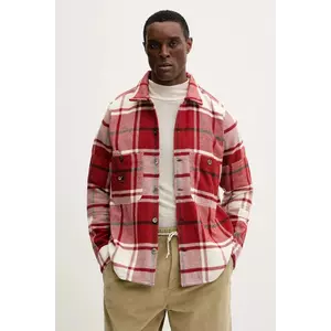 Mammut cămașă din bumbac Mammut x Cabourn Direttissima culoarea bordo, cu guler clasic, regular, 1015.01730 imagine