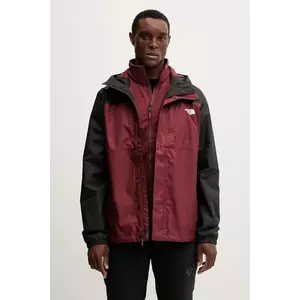 The North Face geacă sport Quest Triclimate culoarea roșu, NF0A3YFH0VO1 imagine
