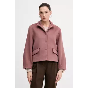 Hoss Intropia jachetă din amestec de lână culoarea portocaliu, de tranziție, 5432683 imagine