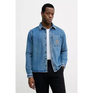 Trussardi cămașă jeans cu guler clasic, relaxed, 54038000018N imagine