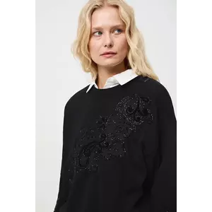 Medicine bluza culoarea negru, cu imprimeu imagine