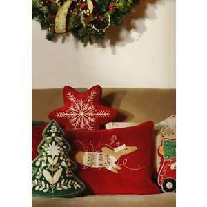 Medicine fata de perna decorativa culoarea bordo imagine