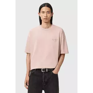 AllSaints tricou din bumbac UNDERGROUND culoarea negru, uni, M071PB imagine