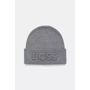 BOSS Orange căciulă de lână culoarea negru, de lână, 50522449 imagine