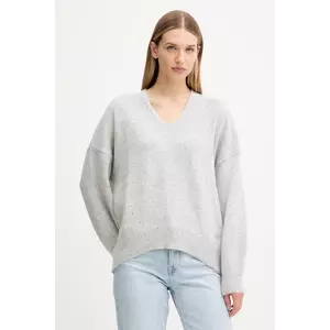 BOSS Orange pulover din amestec de lână culoarea gri, 50550464 imagine