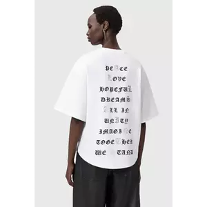 AllSaints tricou din bumbac culoarea alb, W088JD imagine