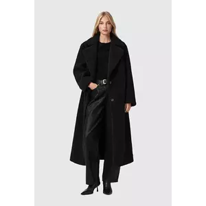 AllSaints palton culoarea negru, W062OB imagine