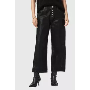 AllSaints jeans high waist, W070EB imagine
