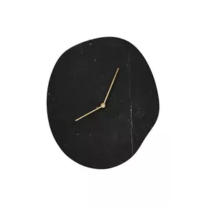 ferm LIVING ceas de perete Melt 28 x 33 cm culoarea negru imagine