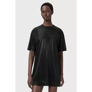 AllSaints rochie culoarea negru, mini, oversize, W141DD imagine