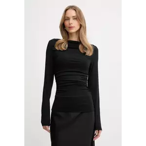 United Colors of Benetton longsleeve culoarea negru, 37UKD10BA imagine