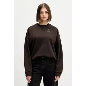 adidas bluză culoarea maro, cu imprimeu, KT0873 imagine