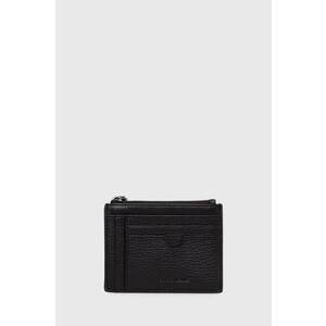 Coccinelle portofel de piele barbati, culoarea negru imagine