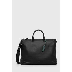 Coccinelle geanta de piele culoarea negru imagine