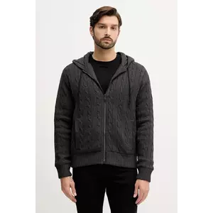 BOSS Orange pulover culoarea gri, de tranziție, 50548679 imagine