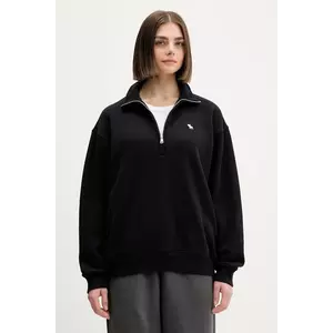 Abercrombie & Fitch bluză culoarea negru, uni, KI152-5418-900 imagine