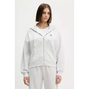 Abercrombie & Fitch bluză culoarea gri, cu glugă, melanj, KI152-5417-912 imagine