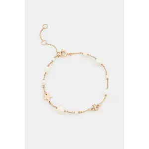 Tory Burch brățară placată cu aur Delicate Kira Pearl 163697-749 imagine
