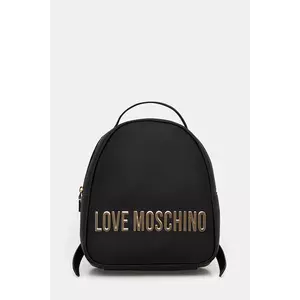 Love Moschino rucsac culoarea negru, mic, cu imprimeu, JC4197PP0NKD0000 imagine