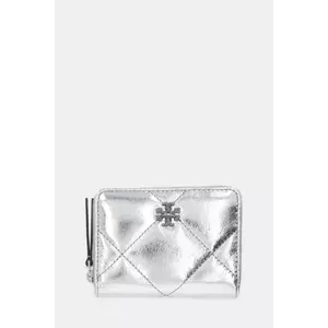 Tory Burch portofel Kira Diamond culoarea argintiu, 175007-040 imagine