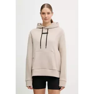 ON hanorac de antrenament Focus Tech culoarea bej, cu glugă, uni, 1WF30360603 imagine