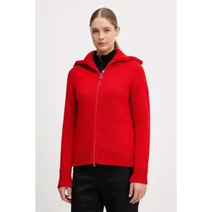Newland cardigan din amestec de lână LADY W FULL ZIP culoarea roșu, călduros, N46808.116 imagine