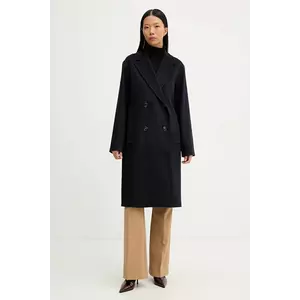 Marella haină cu lână Emme by Marella culoarea bleumarin, 2525016022200 imagine