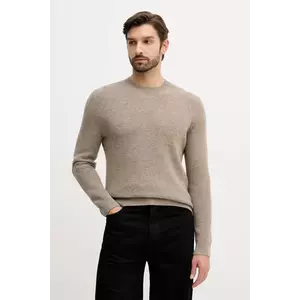 Sisley pulover din amestec de lână culoarea bej, 18AYS104I imagine