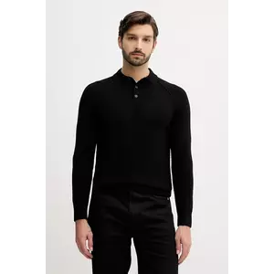 United Colors of Benetton pulover de lână culoarea negru, light, 1006U301Q imagine