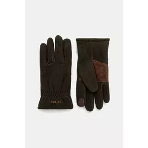 Barbour mănuși Coalford Fleece culoarea verde, MGL0108 imagine