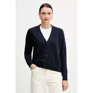 Sisley cardigan din amestec de lână culoarea bleumarin, light, 102HM602Q imagine