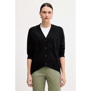 Sisley cardigan din amestec de lână culoarea negru, light, 1KHTM602P imagine