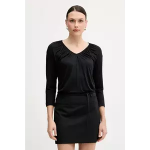 Sisley longsleeve culoarea negru, 3Z12L4014 imagine