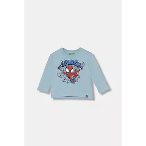 United Colors of Benetton longsleeve din bumbac pentru copii cu imprimeu, 3ATNG10L6 imagine