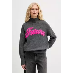 FROM FUTURE pulover de cașmir culoarea gri, light, WPM03338 imagine