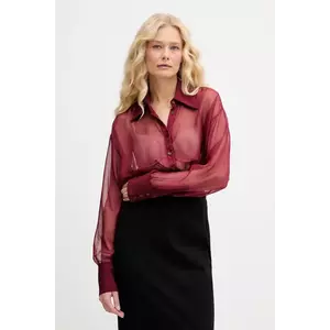 Aniye By bluză culoarea bordo, uni, 181314 imagine