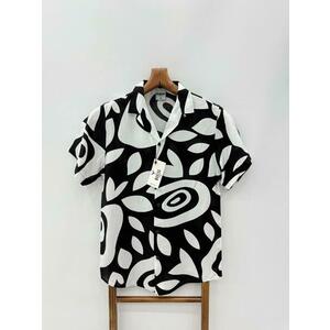 Camasa barbati PREMIUM maneca scusta cu imprimeu 13177 D3-5.4 imagine