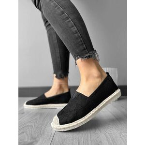 Espadrile dama casual negre A031 imagine