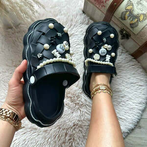 Saboti Papuci dama Negri XF54 imagine